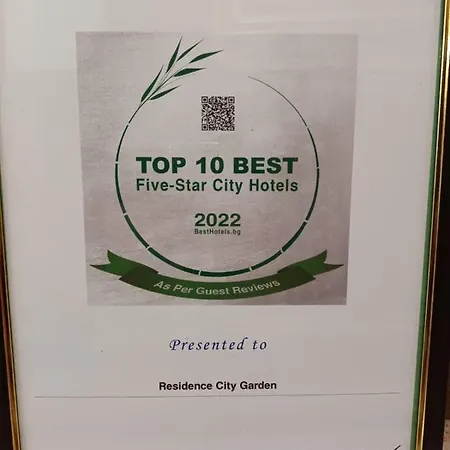 Garden - Certificate Of Excellence 10 Five-stars For 2024 Awarded By Htif 5*